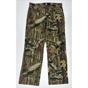 Vintage Mossy Oak Camo Pants Mens 34x30 Canvas Outdoor Straight Hunting NWOT